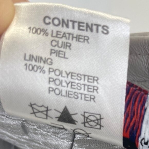 Vintage Kangol Unisex Gray Leather Fedora Hat Sz L -  17in Head Cirunmference - Picture 12 of 13